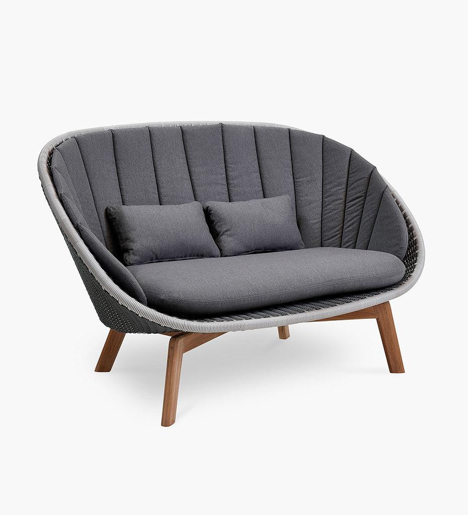 Allred Collaborative - Cane-line - Peacock 2-Seater Sofa - Peacock 2-Seater Sofa - 5558GIT