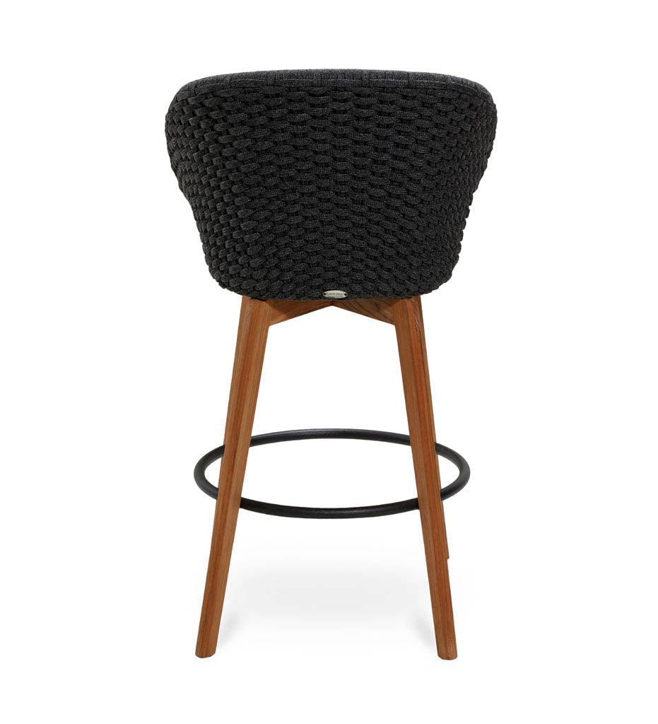 Allred Collaborative - Cane-line - Peacock Bar Chair - Teak Legs - Peacock Bar Chair - Teak Legs - 5455RODGT