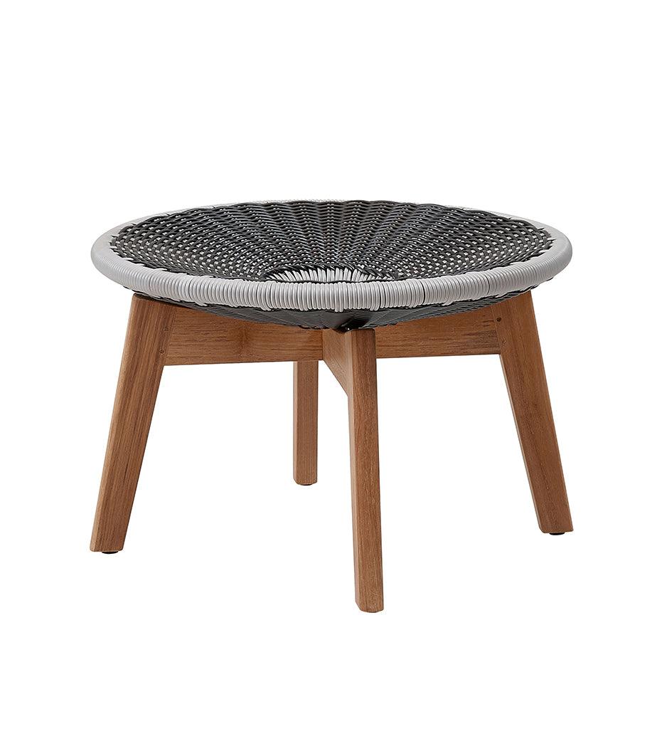 Allred Collaborative - Cane-line - Peacock Footstool / Coffee Table - Peacock Footstool / Coffee Table - 5358GIT