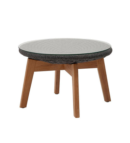 Allred Collaborative - Cane-line - Peacock Footstool / Coffee Table - Peacock Footstool / Coffee Table - 5358RODGT