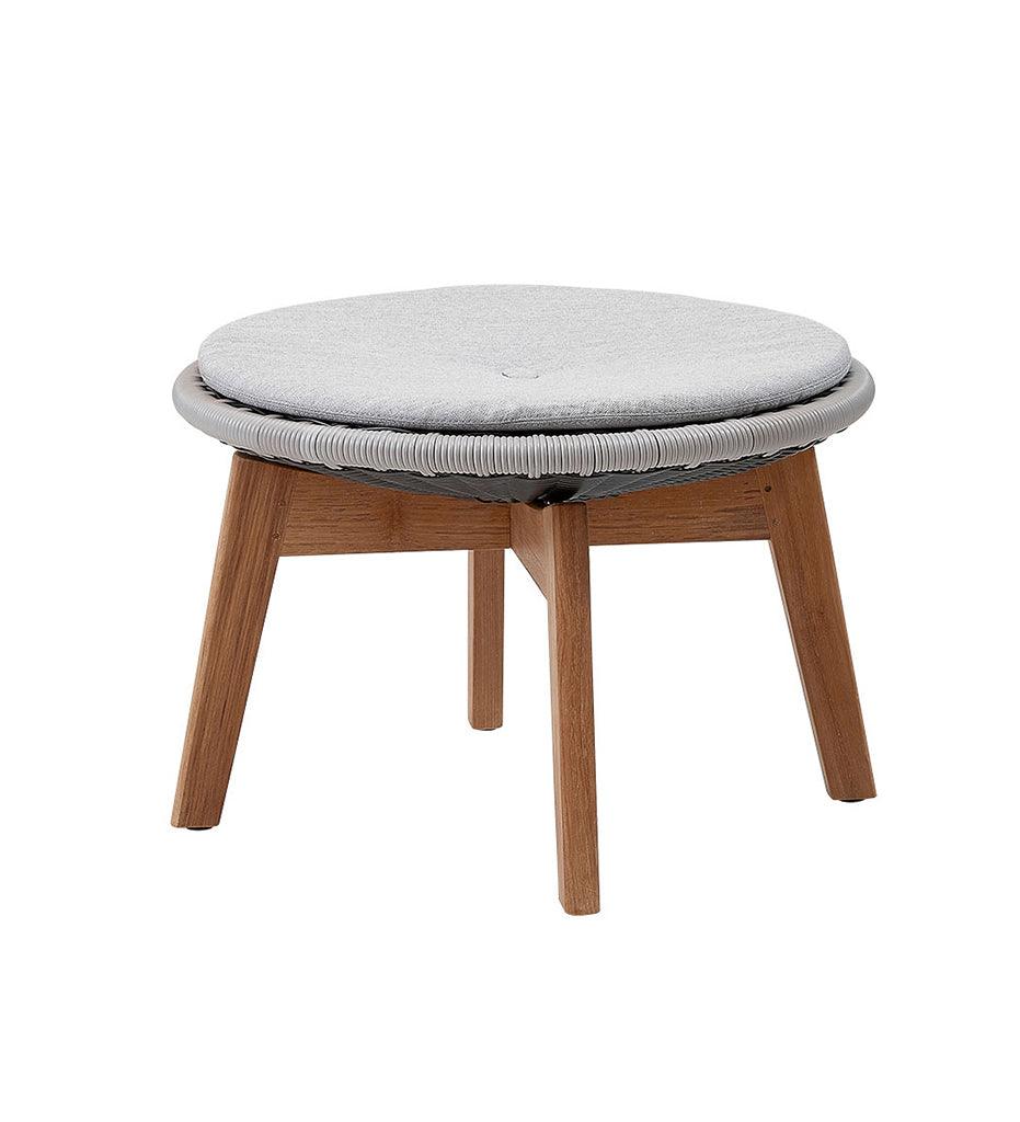 Allred Collaborative - Cane-line - Peacock Footstool / Coffee Table - Peacock Footstool / Coffee Table - 5358RODGT