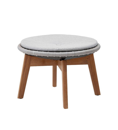 Allred Collaborative - Cane-line - Peacock Footstool / Coffee Table - Peacock Footstool / Coffee Table - 5358RODGT