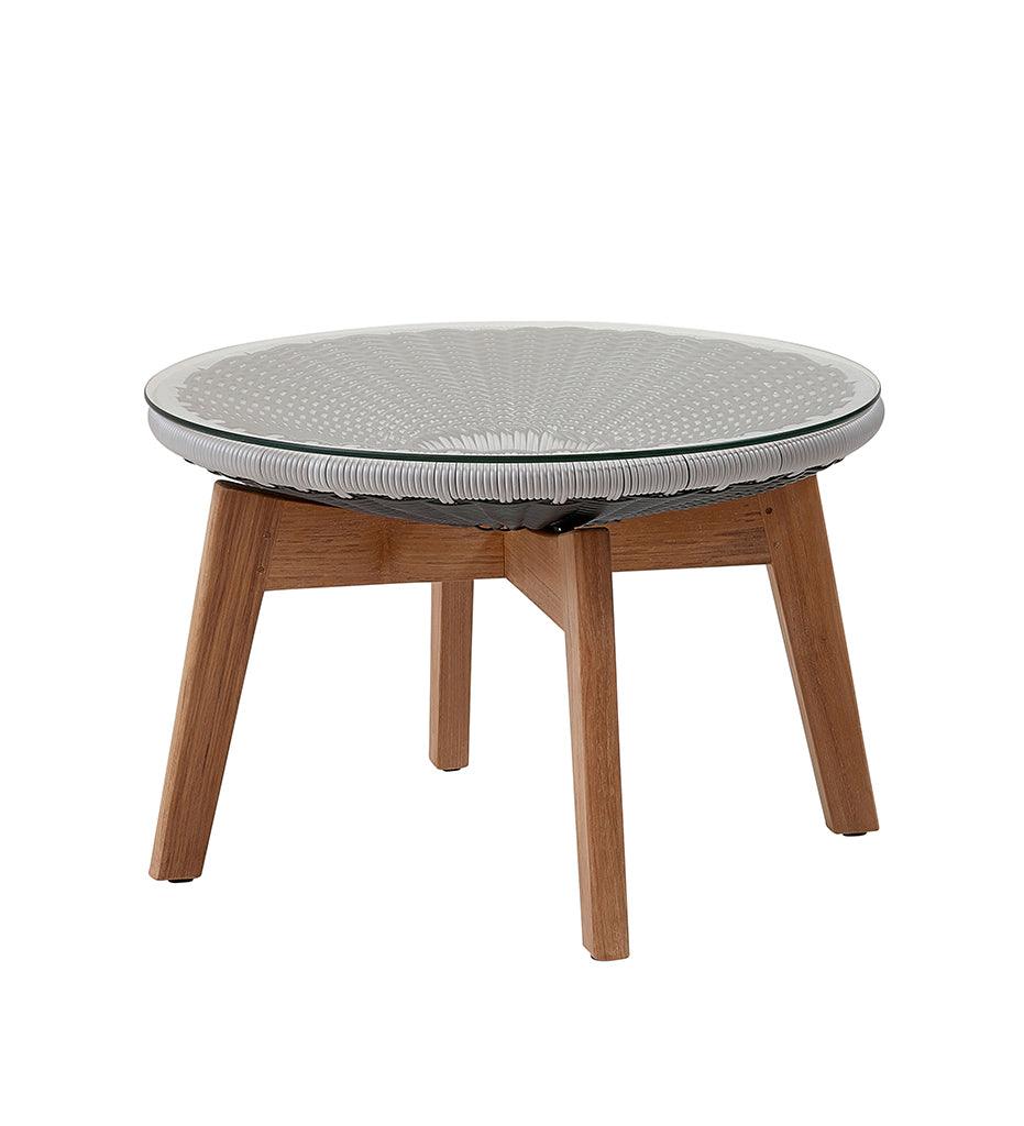 Allred Collaborative - Cane-line - Peacock Footstool / Coffee Table - Peacock Footstool / Coffee Table - 5358RODGT