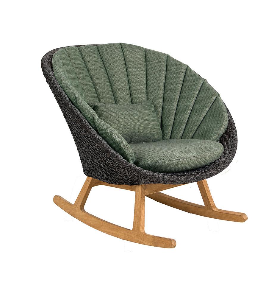 Allred Collaborative - Cane-line - Peacock Rope Rocking Chair - Outdoor - Peacock Rope Rocking Chair - Outdoor - 5458RODGTRC