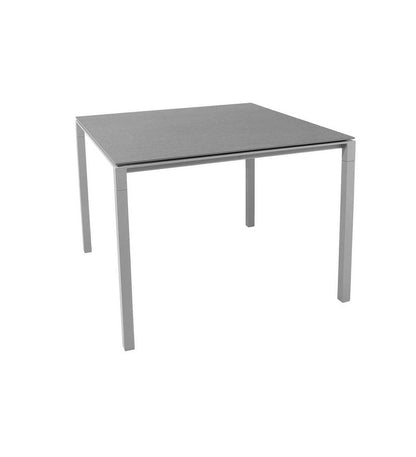 Allred Collaborative - Cane-line - Pure Aluminum Dining Table - Square - Pure Aluminum Dining Table - Square - 5088AI