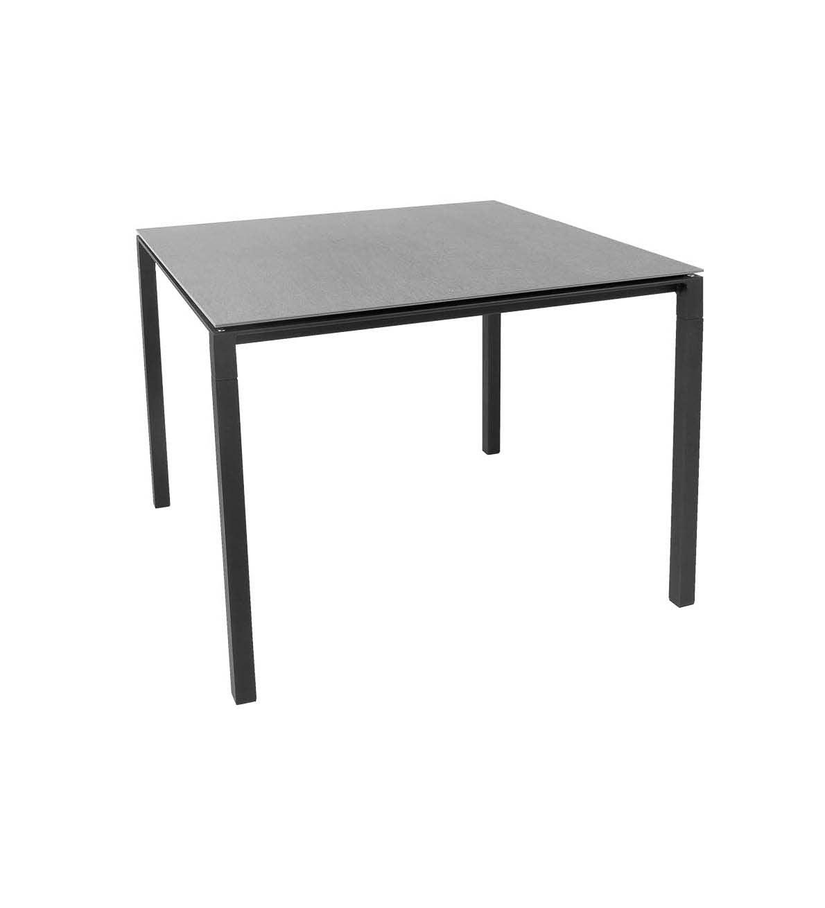 Allred Collaborative - Cane-line - Pure Aluminum Dining Table - Square - Pure Aluminum Dining Table - Square - 5088AI