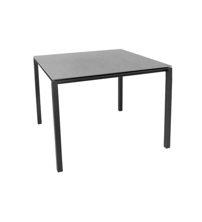 Allred Collaborative - Cane-line - Pure Aluminum Dining Table - Square - Pure Aluminum Dining Table - Square - 5088AI