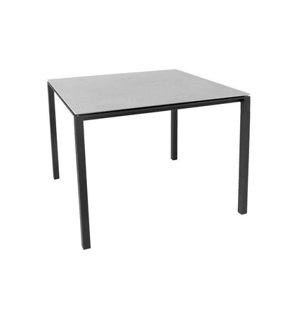 Allred Collaborative - Cane-line - Pure Aluminum Dining Table - Square - Pure Aluminum Dining Table - Square - 5088AI