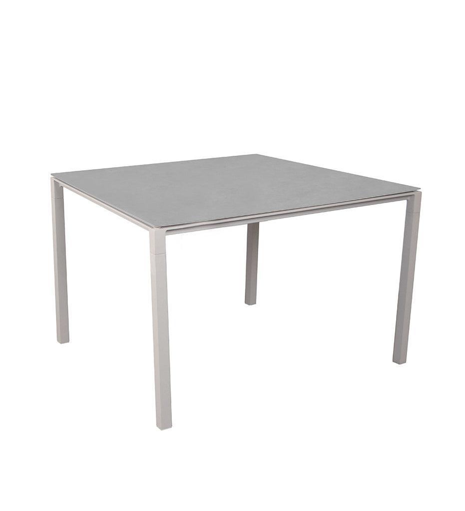 Allred Collaborative - Cane-line - Pure Aluminum Dining Table - Square - Pure Aluminum Dining Table - Square - 5088ASA