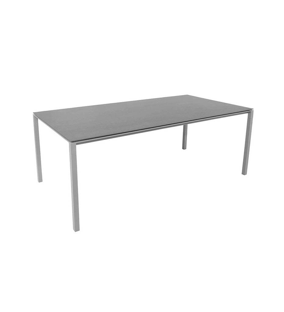 Allred Collaborative - Cane-line - Pure Rectangular Dining Table Base - Medium - Pure Rectangular Dining Table Base - Medium - 5085AL