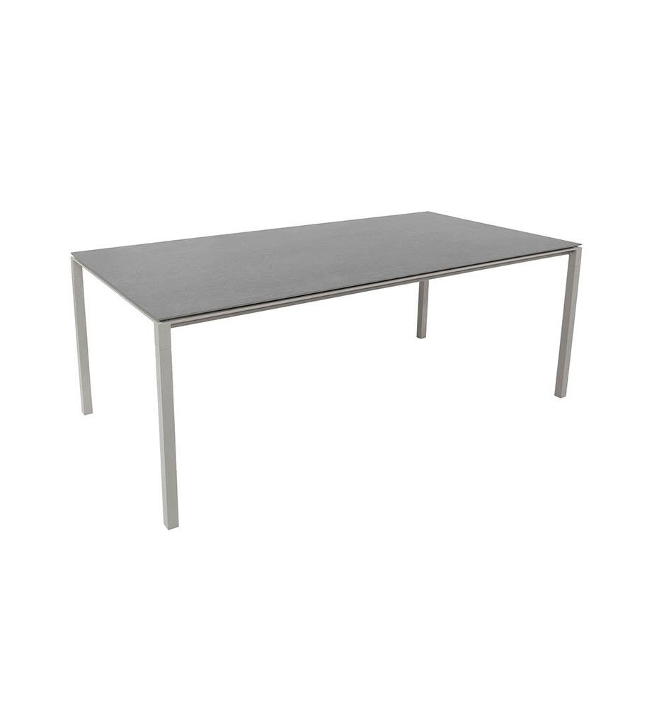 Allred Collaborative - Cane-line - Pure Rectangular Dining Table Base - Medium - Pure Rectangular Dining Table Base - Medium - 5085AL