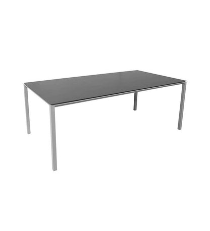 Allred Collaborative - Cane-line - Pure Rectangular Dining Table Base - Medium - Pure Rectangular Dining Table Base - Medium - 5085AL