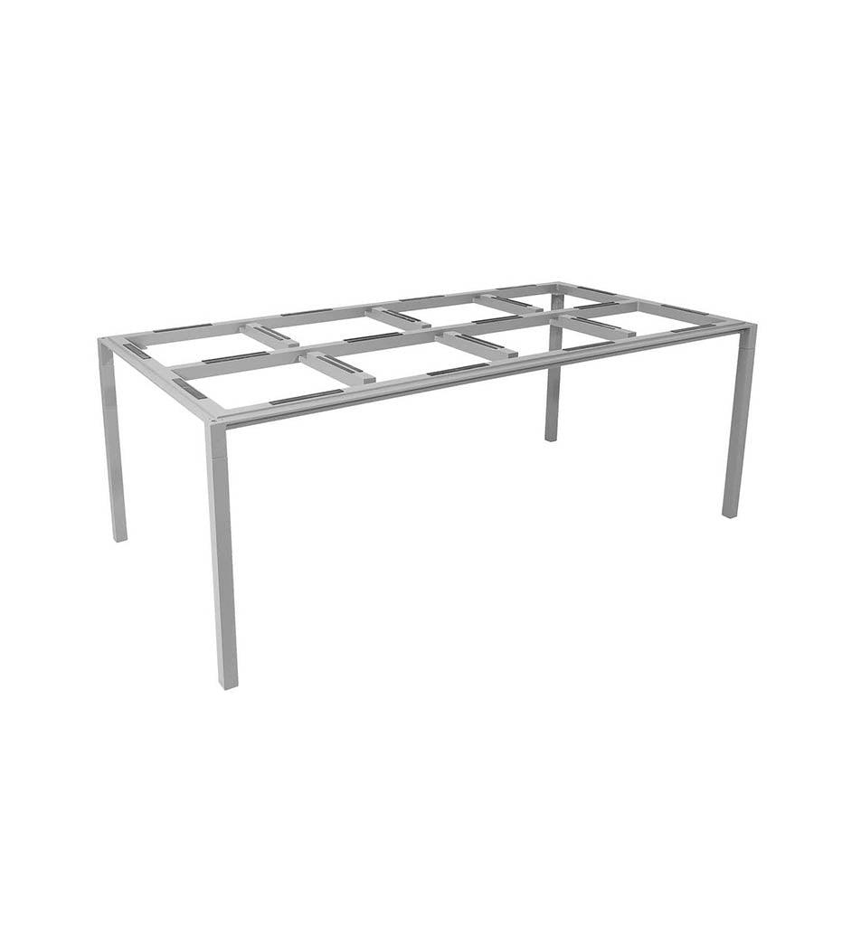 Allred Collaborative - Cane-line - Pure Rectangular Dining Table Base - Medium - Pure Rectangular Dining Table Base - Medium - 5085AL