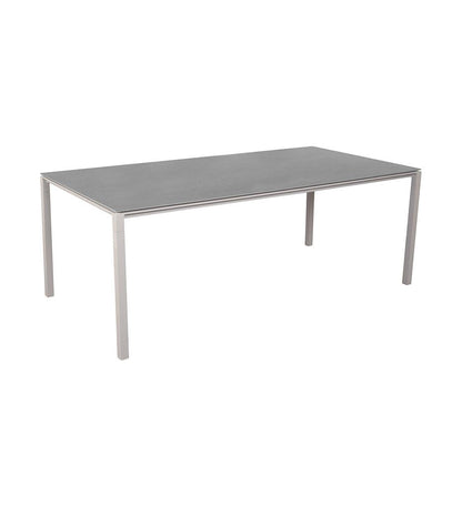 Allred Collaborative - Cane-line - Pure Rectangular Dining Table Base - Medium - Pure Rectangular Dining Table Base - Medium - 5085ASA