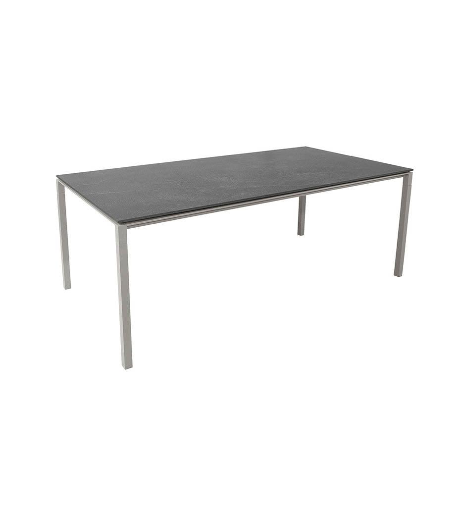 Allred Collaborative - Cane-line - Pure Rectangular Dining Table Base - Medium - Pure Rectangular Dining Table Base - Medium - 5085AT