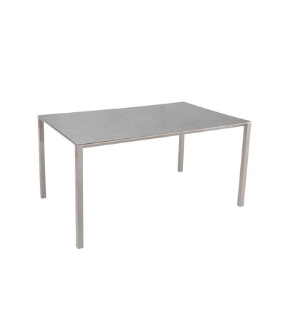 Allred Collaborative - Cane-line - Pure Small Dining Table Base - Rectangular - Pure Small Dining Table Base - Rectangular - 5080AI