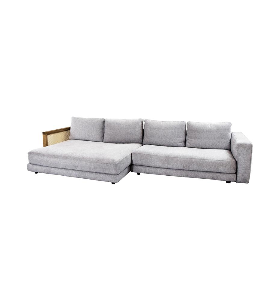 Allred Collaborative - Cane-line - Scale 2-Seater Sofa w/ Double Daybed & Mix Armrest - Right Seated - Scale 2-Seater Sofa w/ Double Daybed & Mix Armrest - Right Seated - SCALE 10.2-3013