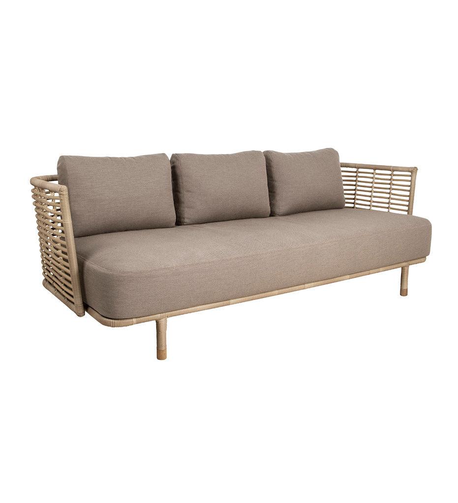 Allred Collaborative - Cane-line - Sense 3-Seater Outdoor Sofa - Sense 3-Seater Outdoor Sofa - 7543UAITT