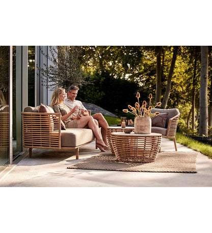 Allred Collaborative - Cane-line - Sense 3-Seater Outdoor Sofa - Sense 3-Seater Outdoor Sofa - 7543UAITT