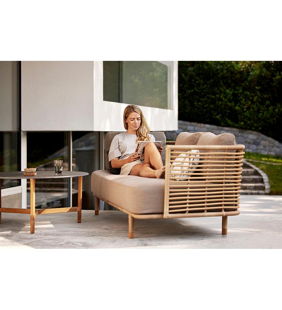 Allred Collaborative - Cane-line - Sense 3-Seater Outdoor Sofa - Sense 3-Seater Outdoor Sofa - 7543UAITT