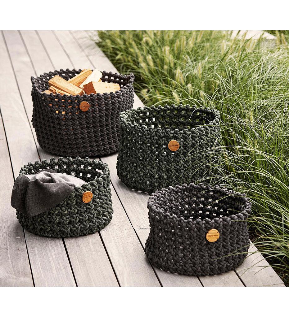 Allred Collaborative - Cane-line - Soft Rope Basket - Open Weave - Large - Soft Rope Basket - Open Weave - Large - 5136RODG