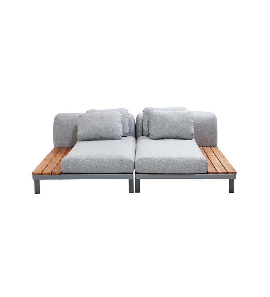 Allred Collaborative - Cane-line - Space 2-Seater Sofa Daybed - Space 2-Seater Sofa Daybed - 6540AITG