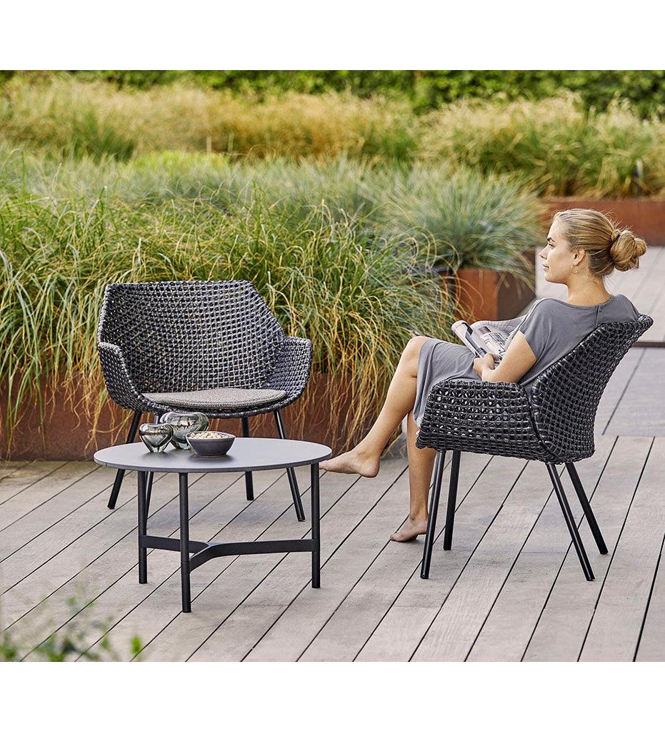 Allred Collaborative - Cane-line - Vibe Lounge Chair - Vibe Lounge Chair - 5407IBRDR