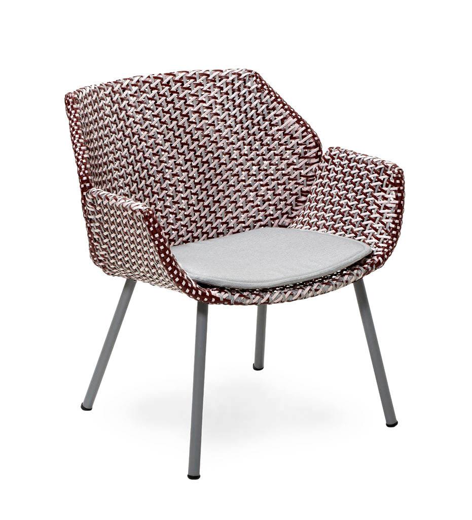 Allred Collaborative - Cane-line - Vibe Lounge Chair - Vibe Lounge Chair - 5407IBRDR