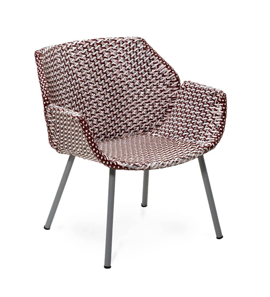 Allred Collaborative - Cane-line - Vibe Lounge Chair - Vibe Lounge Chair - 5407IBRDR