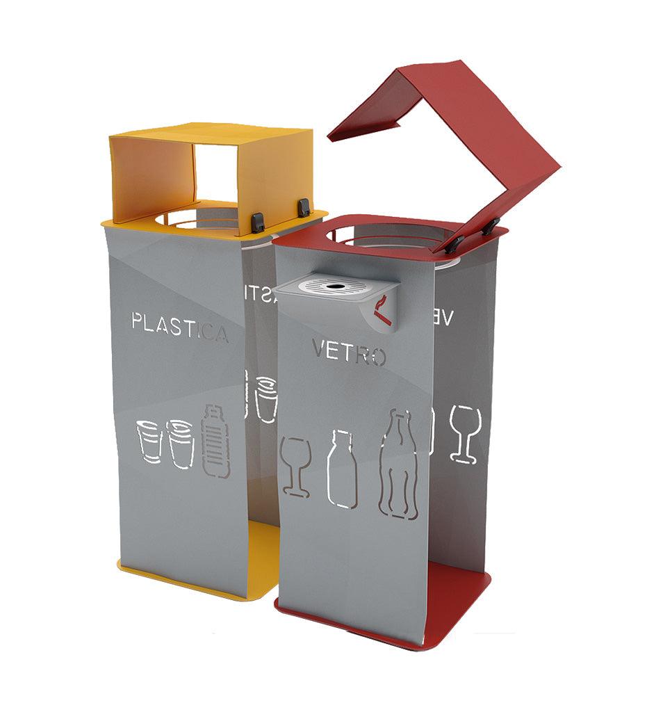 Allred Collaborative - CitySi - Picasso Recycling Bin - Cover - - Picasso Recycling Bin - Cover - - PIC_CVRD-9010