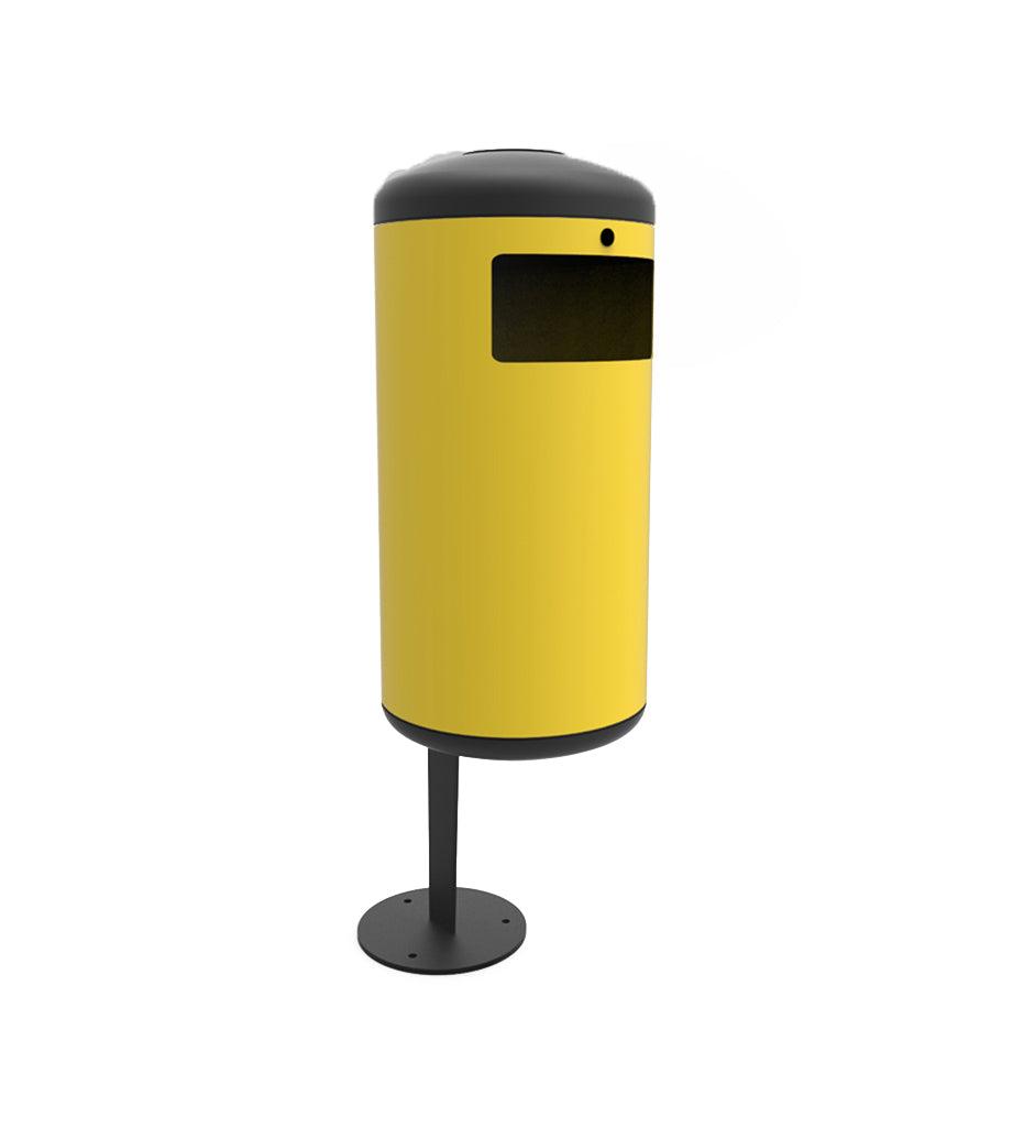 Allred Collaborative - CitySi - Pillo Litter Bin With Cover - - Pillo Litter Bin With Cover - - PLL_CVRD-9010