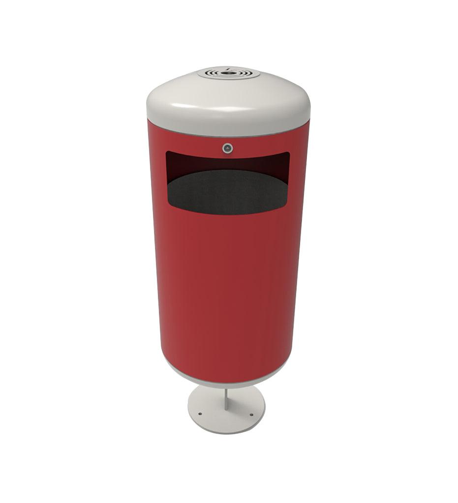 Allred Collaborative - CitySi - Pillo Litter Bin With Cover - - Pillo Litter Bin With Cover - - PLL_CVRD-9010