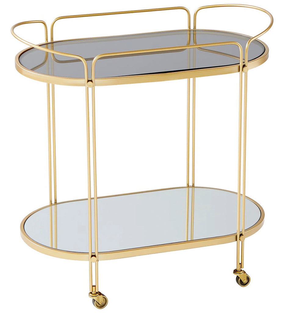 Allred Collaborative - Cyan Design - Motif Bar Cart - Gold - Motif Bar Cart - Gold - 10838