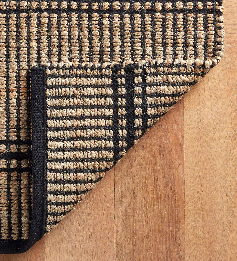 Allred Collaborative - Dash and Albert - Arbor Black Handwoven Jute Rug - Arbor Black Handwoven Jute Rug - DA1967-23