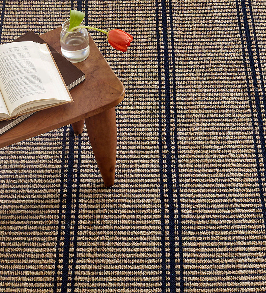 Allred Collaborative - Dash and Albert - Arbor Navy Handwoven Jute Rug - Arbor Navy Handwoven Jute Rug - DA1969-23