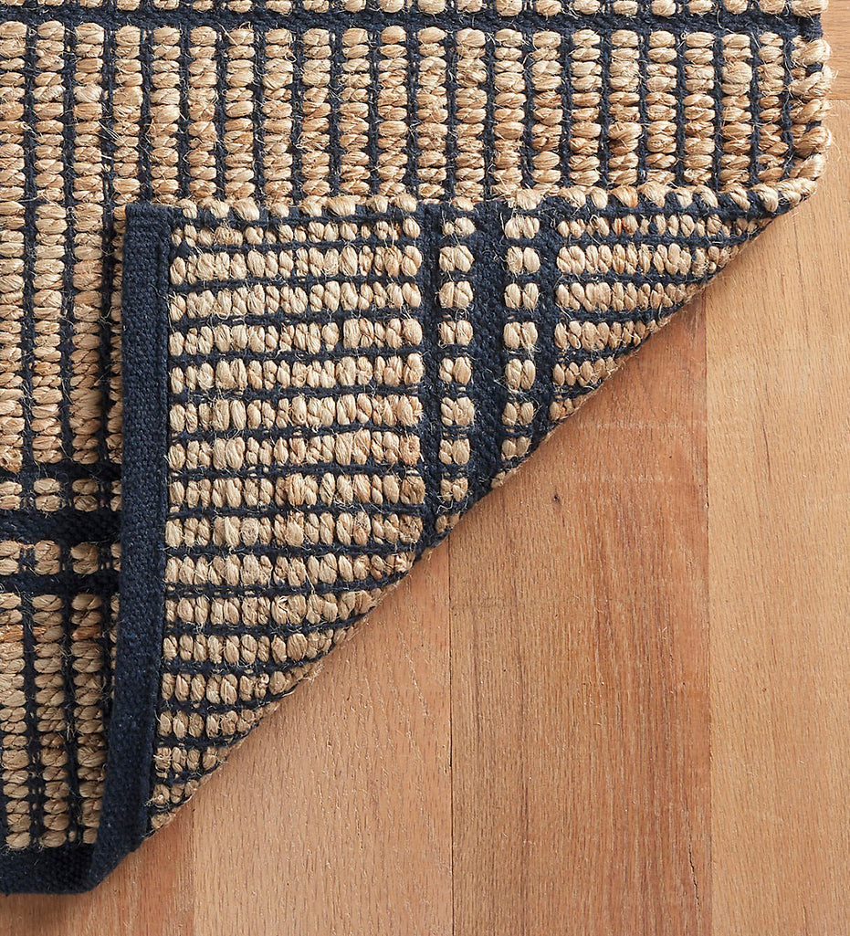 Allred Collaborative - Dash and Albert - Arbor Navy Handwoven Jute Rug - Arbor Navy Handwoven Jute Rug - DA1969-23