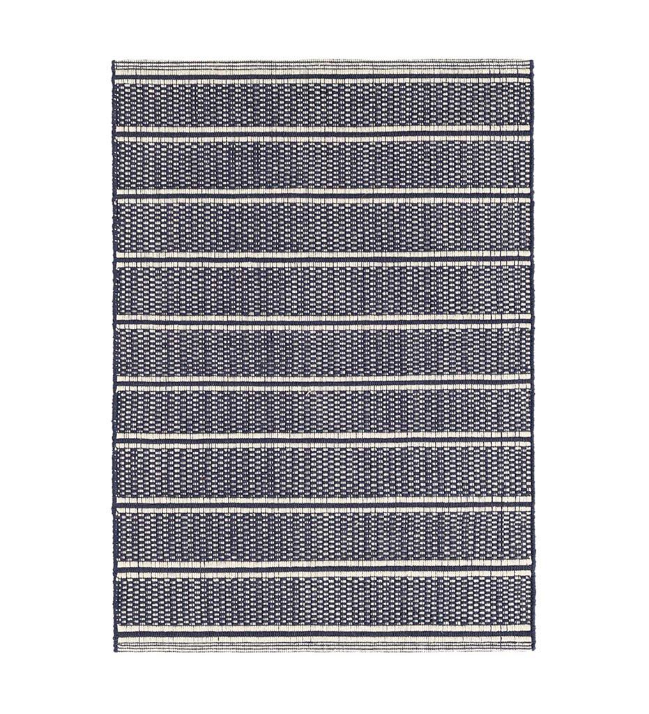 Allred Collaborative - Dash and Albert - Archer Navy Woven Cotton Rug - Archer Navy Woven Cotton Rug - DA1021-23