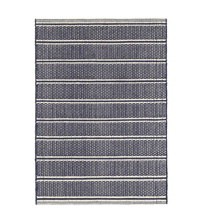 Allred Collaborative - Dash and Albert - Archer Navy Woven Cotton Rug - Archer Navy Woven Cotton Rug - DA1021-23