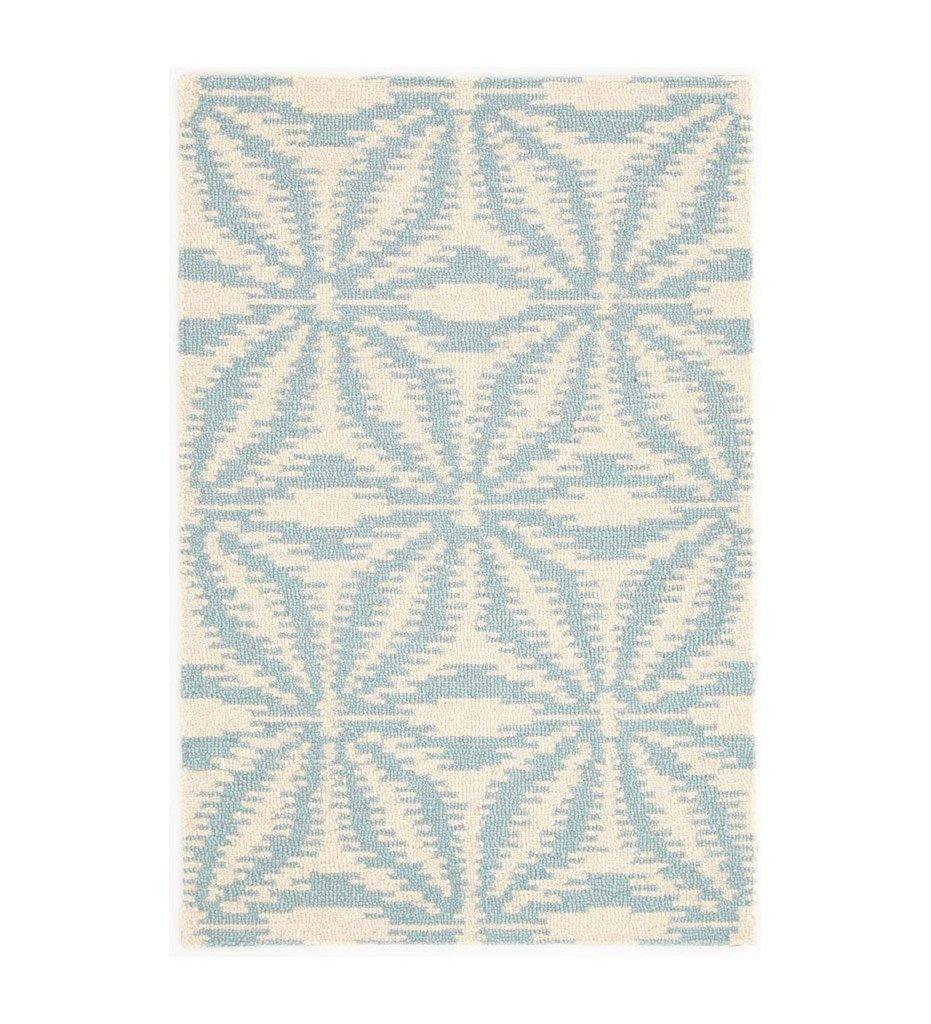 Allred Collaborative - Dash and Albert - Aster Sky Micro Hooked Wool Rug - Aster Sky Micro Hooked Wool Rug - RDA383-23