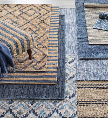 Allred Collaborative - Dash and Albert - Bella Navy Woven Wool Rug - Bella Navy Woven Wool Rug - DA783-23