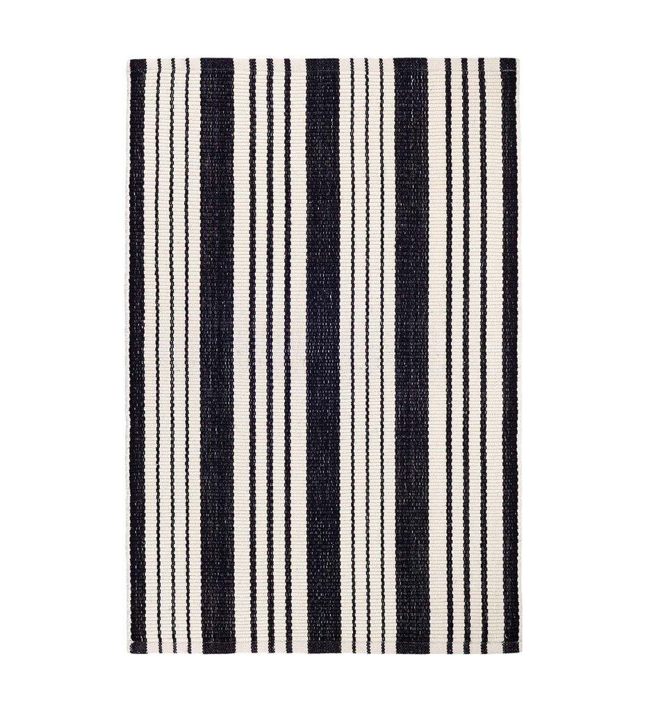 Allred Collaborative - Dash and Albert - Birmingham Black Indoor/Outdoor Rug - Birmingham Black Indoor/Outdoor Rug - DA148-23