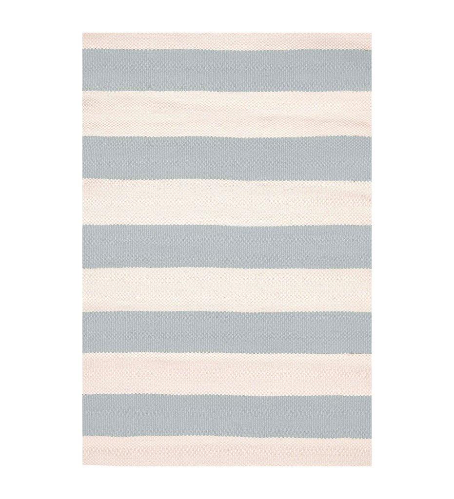 Allred Collaborative - Dash and Albert - Catamaran Stripe Light Blue/Ivory Indoor/Outdoor Rug - Catamaran Stripe Light Blue/Ivory Indoor/Outdoor Rug - RDB197-23