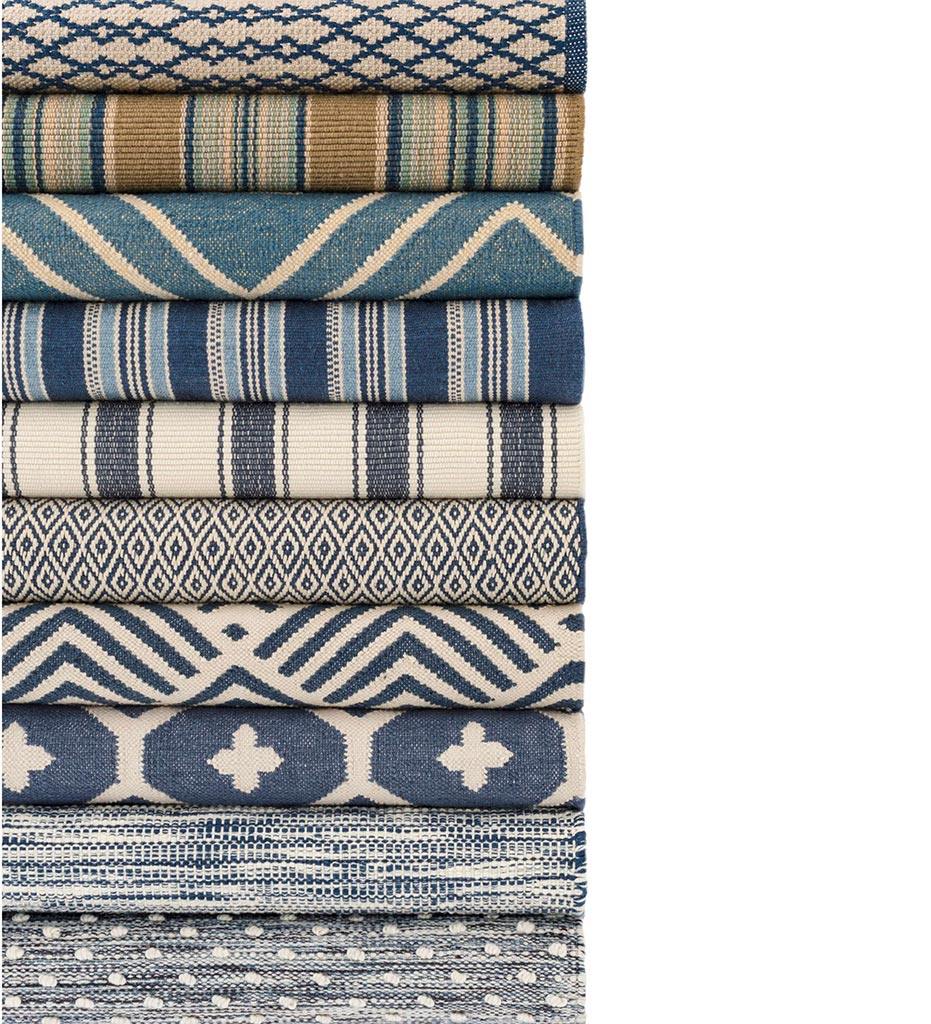 Allred Collaborative - Dash and Albert - Cleo Navy Indoor/Outdoor Rug - Cleo Navy Indoor/Outdoor Rug - DA772-23