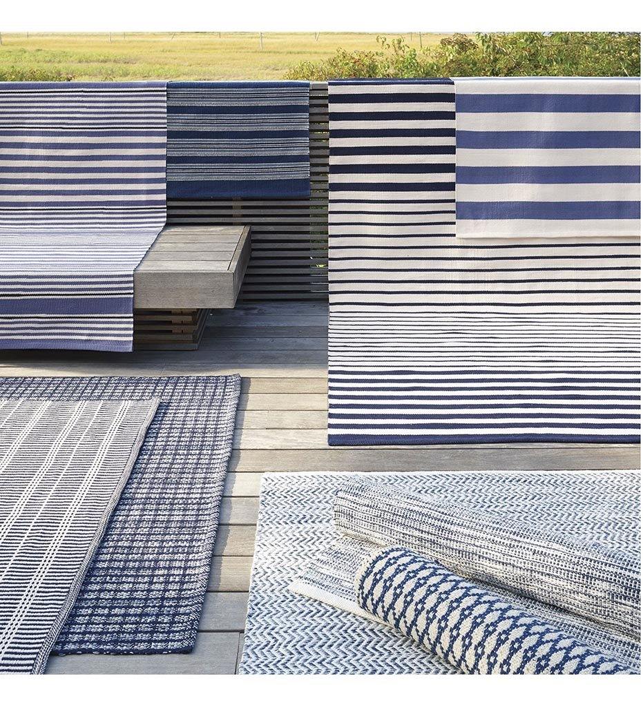 Allred Collaborative - Dash and Albert - Coastal Blue Indoor/Outdoor Rug - Coastal Blue Indoor/Outdoor Rug - DA1336-23