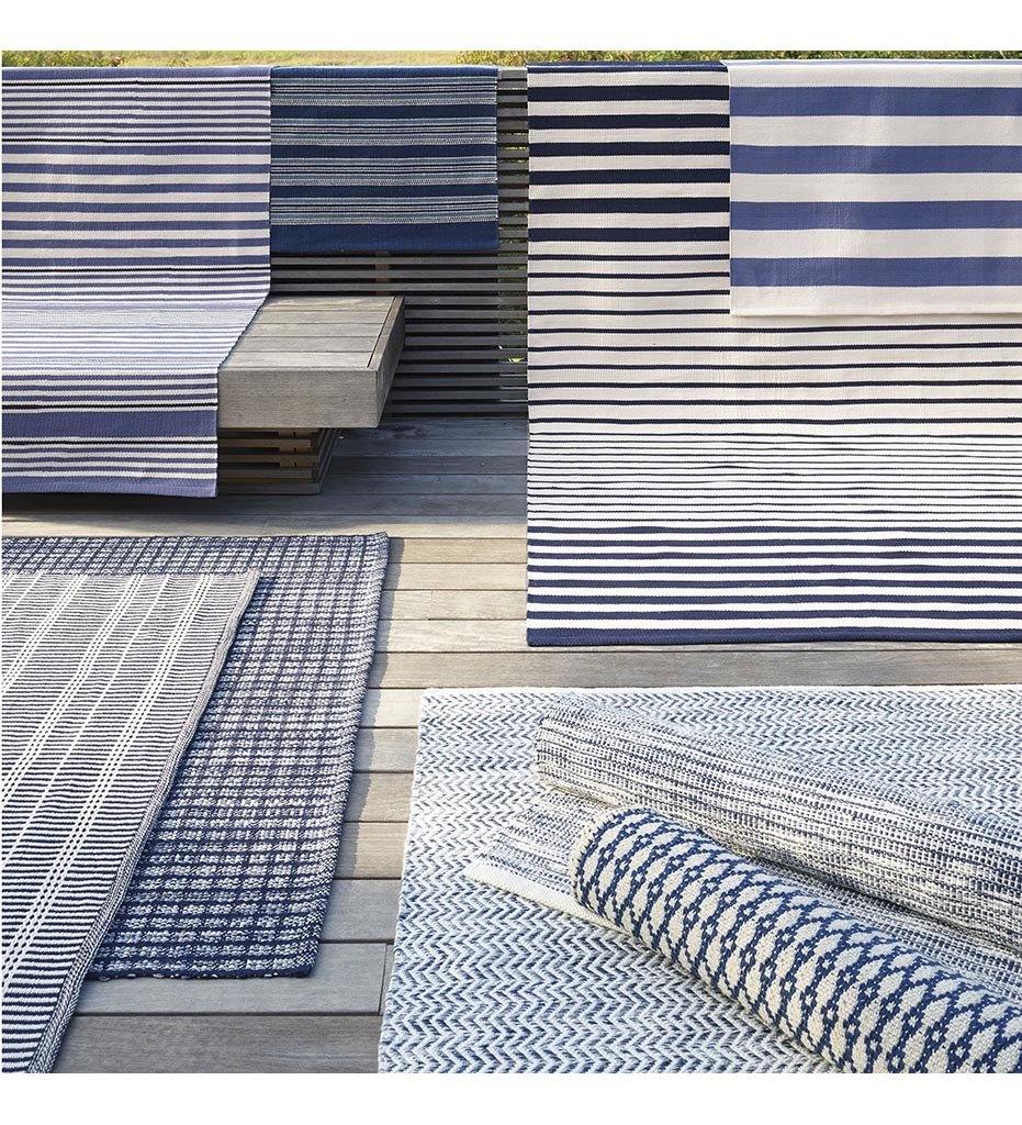 Allred Collaborative - Dash and Albert - Coco Blue Indoor/Outdoor Rug - Coco Blue Indoor/Outdoor Rug - RDB326-23