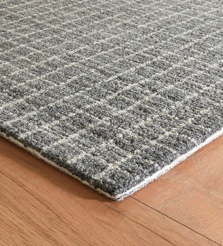 Allred Collaborative - Dash and Albert - Conall Grey Hand Micro Hooked Wool Rug - Conall Grey Hand Micro Hooked Wool Rug - DA1970-23