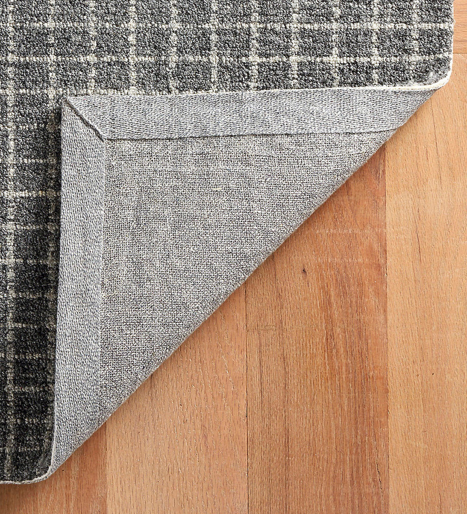 Allred Collaborative - Dash and Albert - Conall Grey Hand Micro Hooked Wool Rug - Conall Grey Hand Micro Hooked Wool Rug - DA1970-23