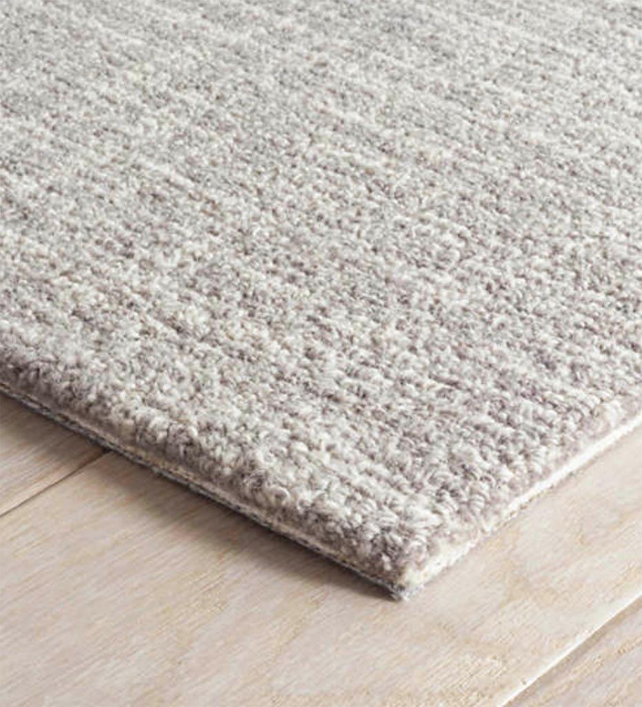 Allred Collaborative - Dash and Albert - Crosshatch Dove Grey Micro Hooked Wool Rug - Crosshatch Dove Grey Micro Hooked Wool Rug - DA65-23