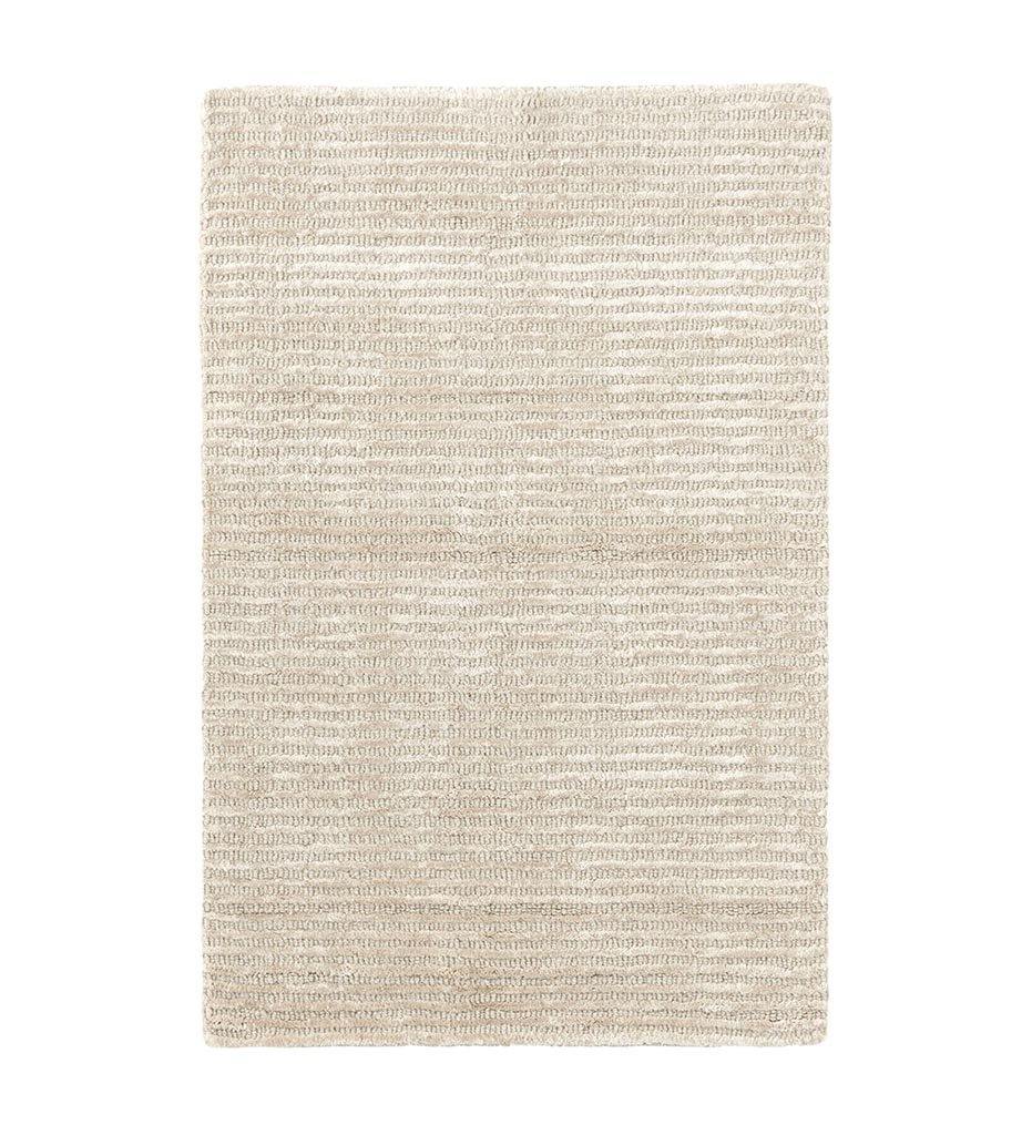 Allred Collaborative - Dash and Albert - Cut Stripe Ivory Hand Knotted Viscose / Wool Rug - Cut Stripe Ivory Hand Knotted Viscose / Wool Rug - RDA243-23