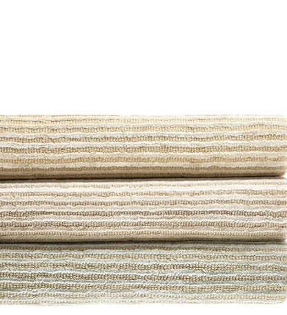 Allred Collaborative - Dash and Albert - Cut Stripe Ocean Hand Knotted Viscose/Wool Rug - Cut Stripe Ocean Hand Knotted Viscose/Wool Rug - RDA244-23